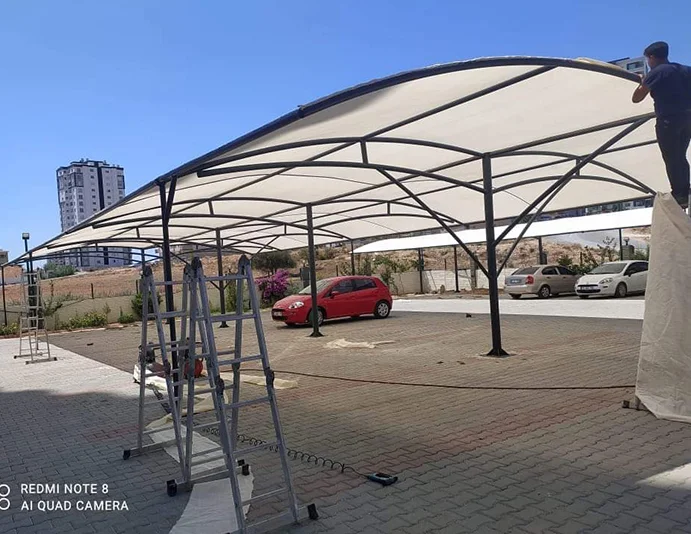white car parking tensile Manufacturer