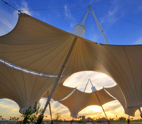 Tensile Food Court Structure in Uttarakhand