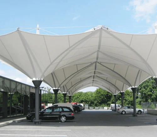 Tensile Food Court Structure in Hyderabad