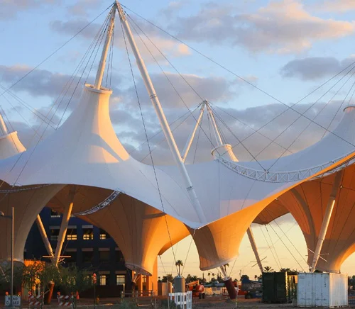 Tensile Food Court Structure in Sonipat