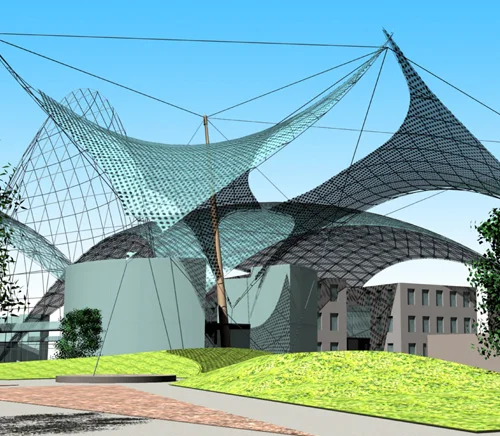 Tensile Food Court Structure in Jalandhar