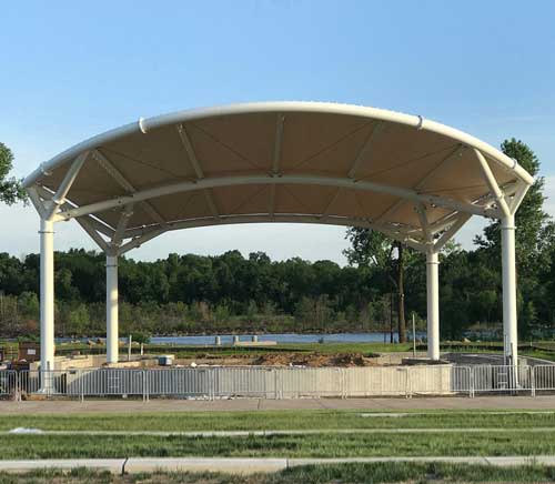 Tensile Roof Structure in Mahipalpur