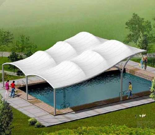 Swimming Pool Tensile Structure in Mahipalpur